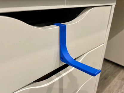 Für IKEA Alex Schublade Headset Halter in blau