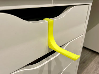 Für IKEA Alex Schublade Headset Halter in gelb