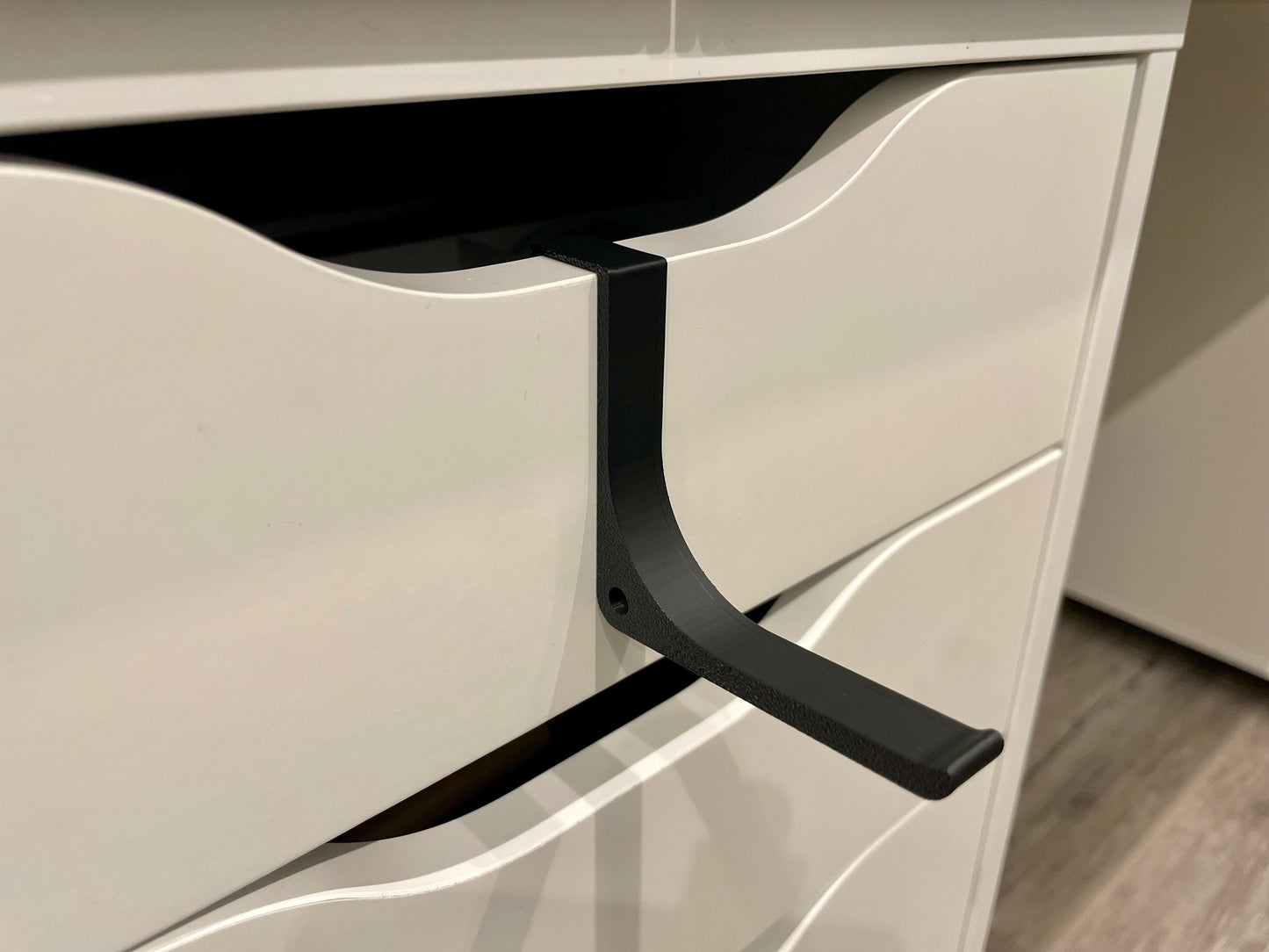Für IKEA Alex Schublade Headset Halter in schwarz