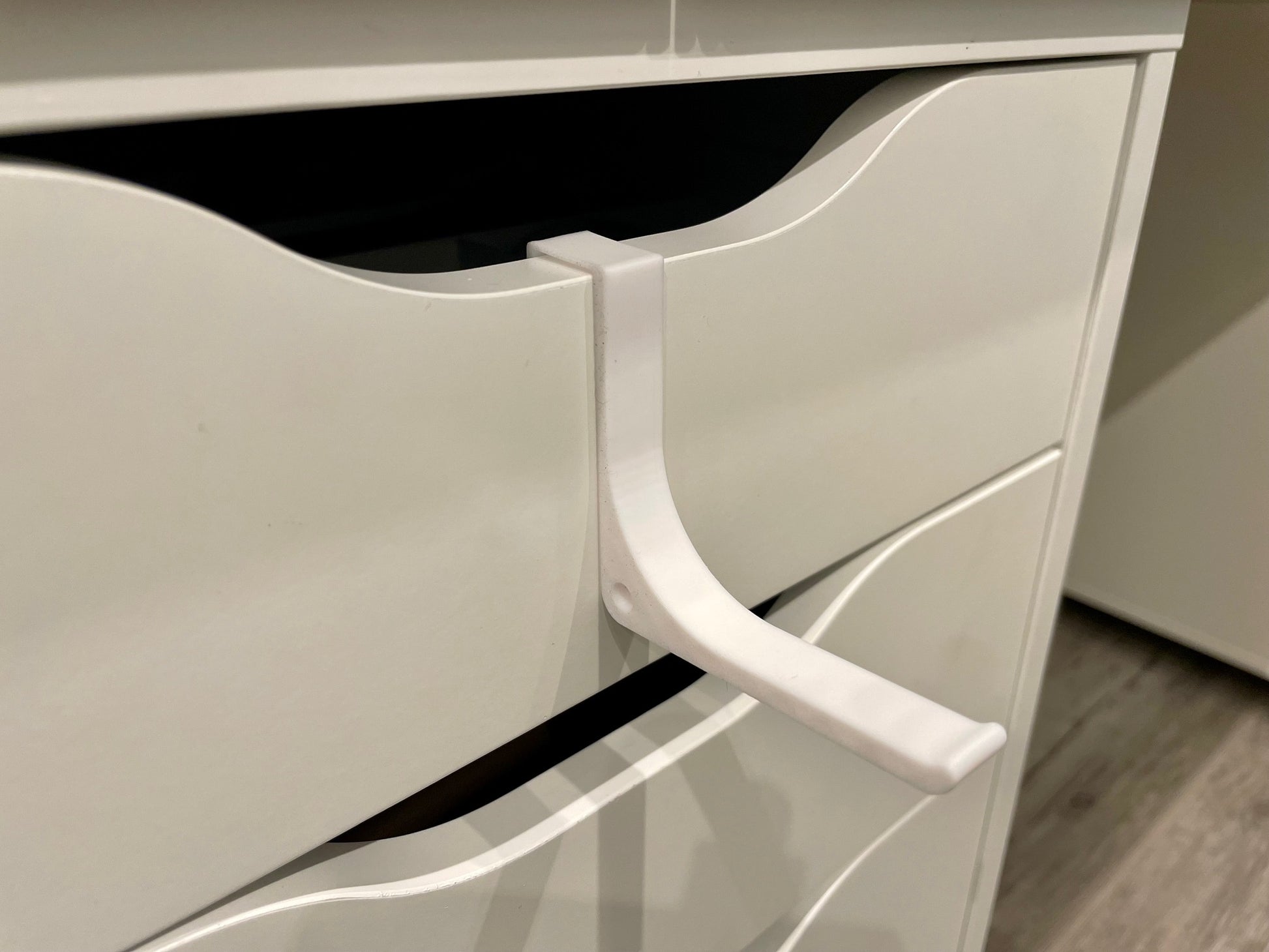 Für IKEA Alex Schublade Headset Halter in weiß