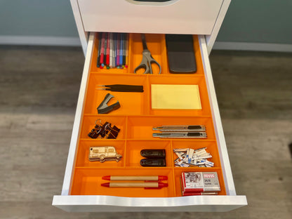 Für IKEA Alex Schublade Organizer Ordnung Set Boxen in orange