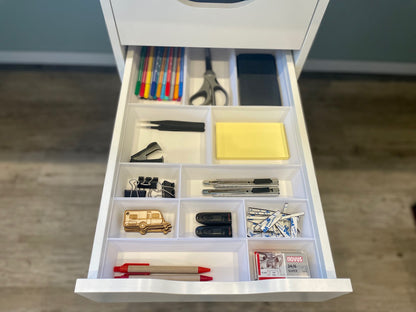 Für IKEA Alex Schublade Organizer Ordnung Set Boxen in weiß